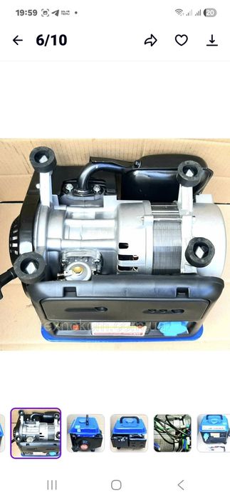 Генератор 0.65 кВт бензиновый  купить генератор электрогенератор недор