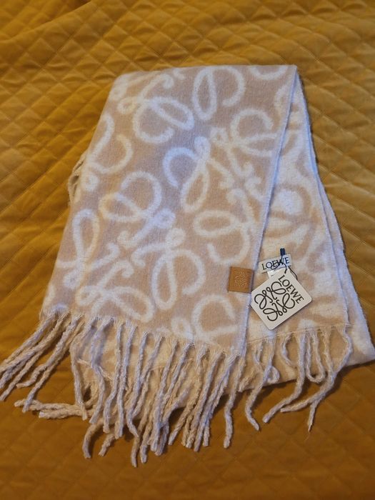 Szalik zimowy wełna alpaki Loewe