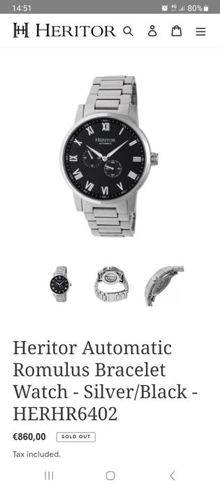 Relógio Heritor Automatic Romulus