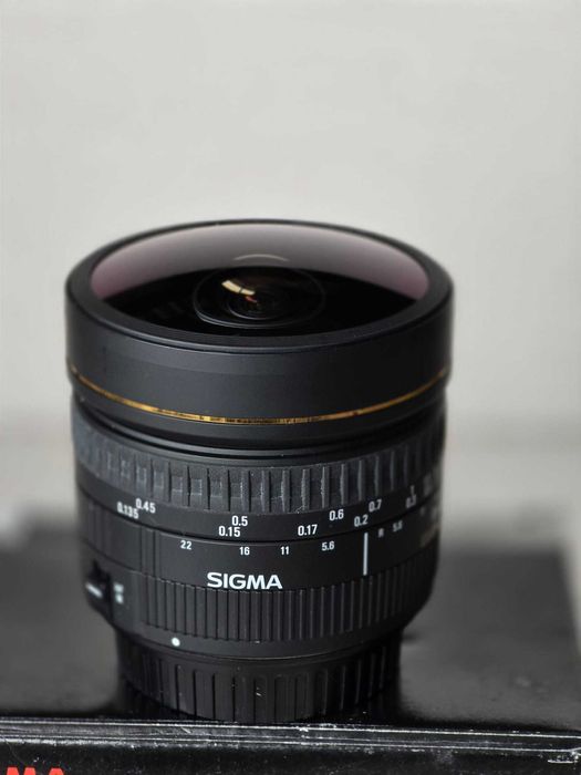 SIGMA 8mm F3.5 EX DG – Perspectiva Ultra Angular Olho de Peixe