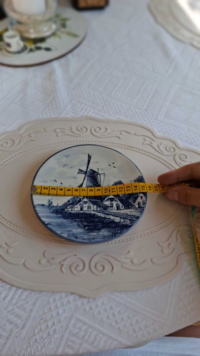 Zawieszka ceramiczna na ścianę talerz średnica 15 cm