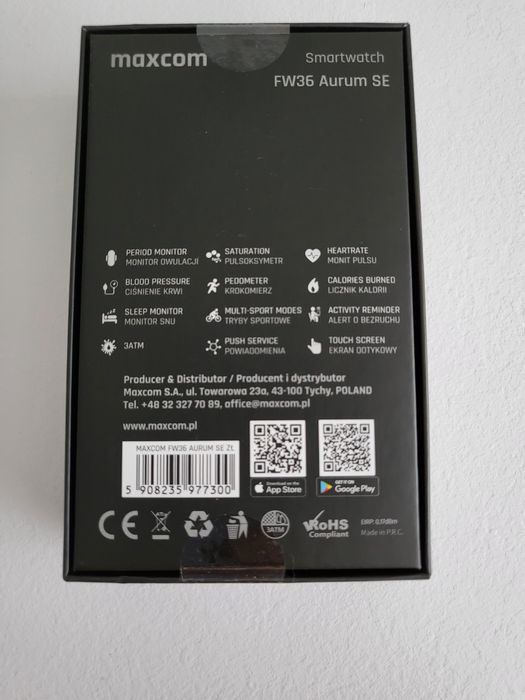 Smartwatch Maxcom zloty