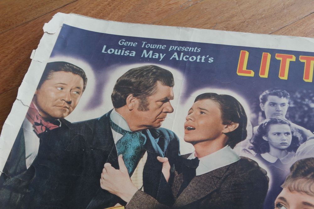 Cartaz de cinema antigo Litle Man