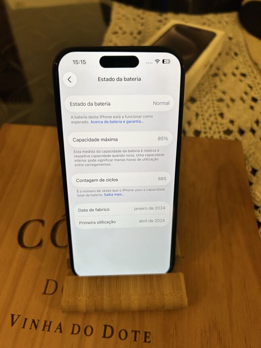 Iphone 15 pro 128gb como novo