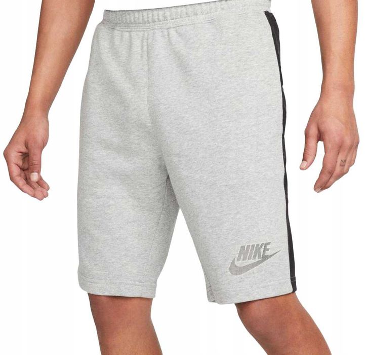 Męskie Szorty Spodenki Nike Sportswear Hybrid French Terry DO7233-063 roz s