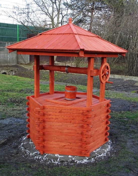 Studnia ogrodowa, obudowa studni dekoracyjna