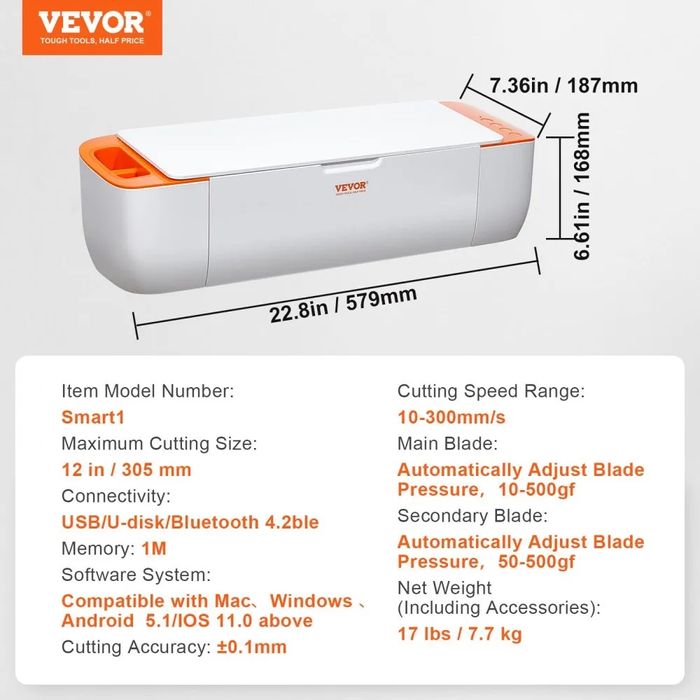 Plotter de Corte de Vinil – Nova, Bluetooth