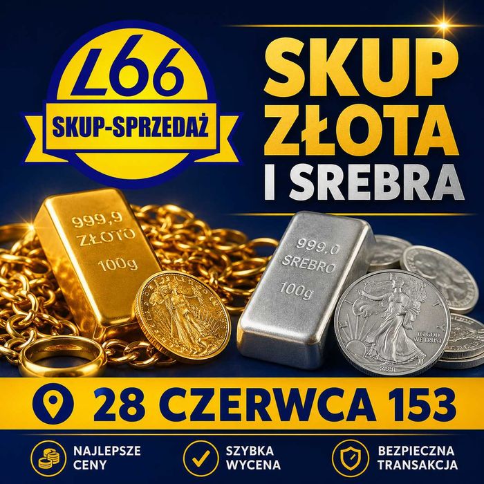 Skup i Sprzedaż Złota i Srebra WIlda L66 Najlepsze Ceny!