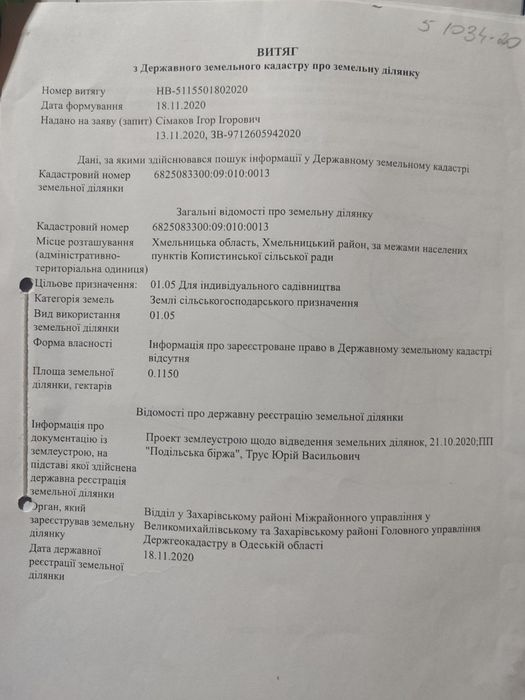 Земельна ділянка від власника