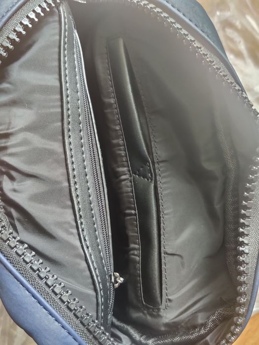 Сумка через плечо, мессенджер, синяя, мужская сумка