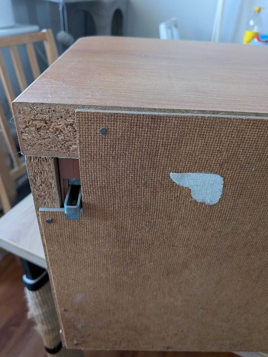 Zestaw dwóch szafek: 1 stojąca (90 x 113 cm), 1 wisząca (90 x 28 cm)