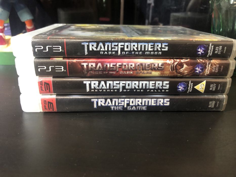 Zestaw pakiet gier Transformers PS3 kolekcja dla gracza i kolekcjonera