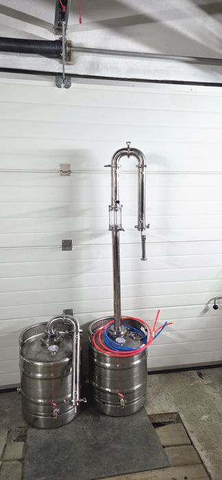 Комплект бочка перероблена  і стойка 2" ×50