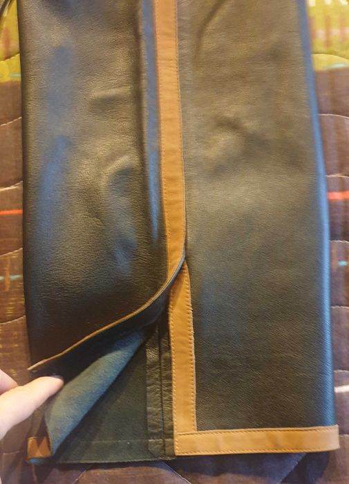 Komplet skórzany damski -piękny ,do noszenia też oddzielnie