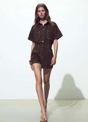 Комбінезон джинсовий жіночий ZARA