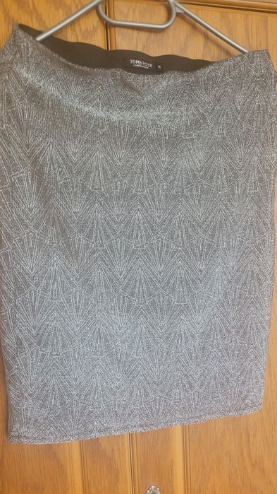 Spódnica damska srebrna