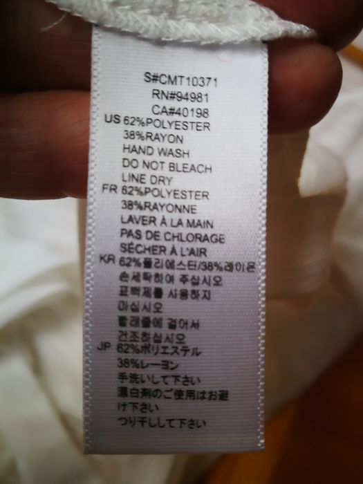 Bluzka damska biała rozmiar M oversize.