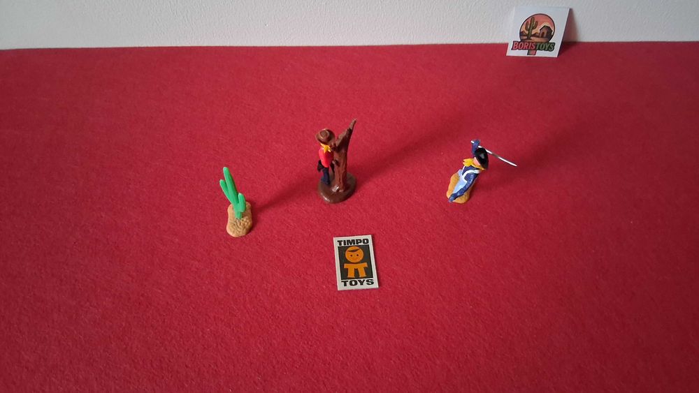 Timpo Toys » Soldado da União, Prisioneiro e Cacto