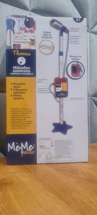 Mikrofon do śpiewania sceniczny zabawka dla dzieci nowy