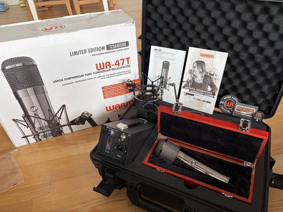 Warm Audio WA-47 Titanium, nowy gwarancja