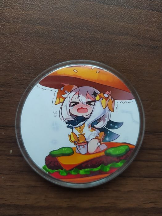 Аніме genshin impact брелок значок