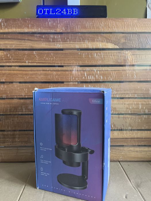 #AMPLIGAME A8#Mikrofon Gamingowy#Nowy#