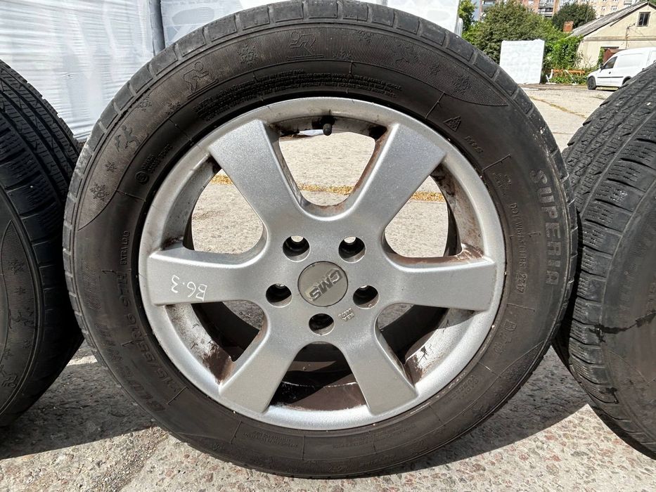 диски титани комплект дисків пасат б6 гольф 5 6 5/112 16 радіус Volkswagen