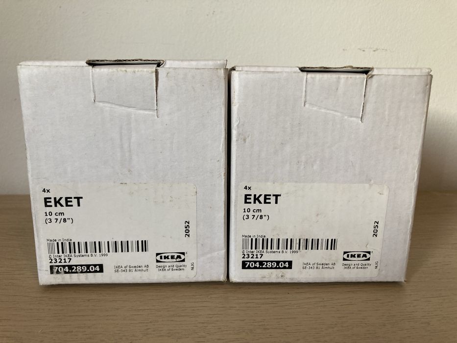 IKEA EKET Pés Metal (1 caixa = 4 unidades) NOVOS