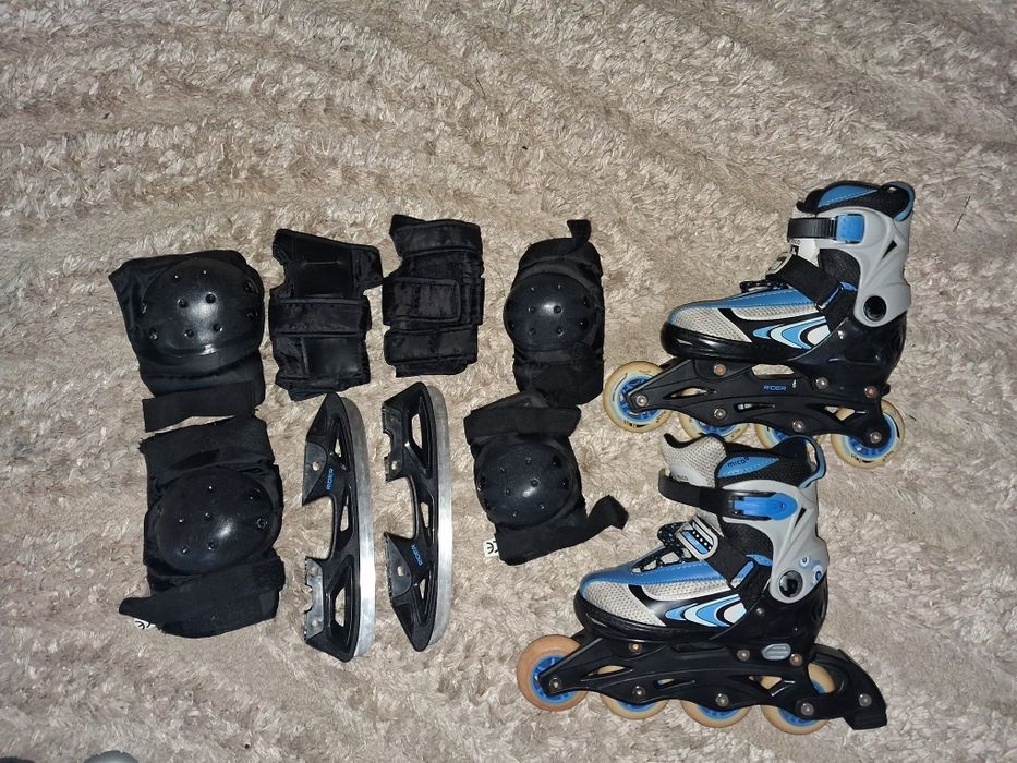 Роліки +ковзани 2в1