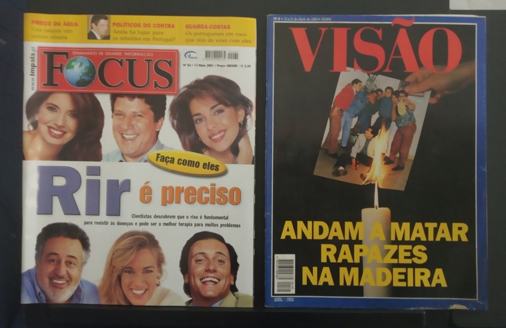 REVISTAS: Visão, Focus, Cristina e Sábado