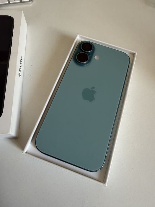 Bateria 100% iPhone 16 128gb Berylowa Zieleń Gwarancja 05/2027
