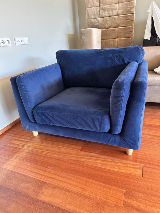 Sofá em veludo da Area