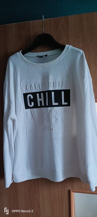 Bluza męska stan idealny rozmiar xL marka Atmosphere kolor biały era