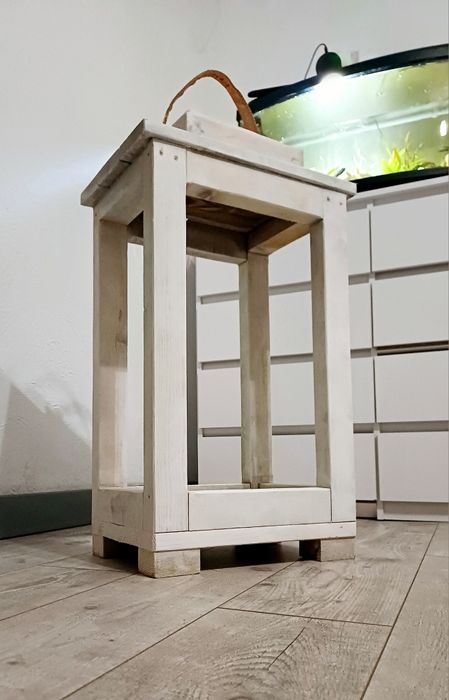 Świecznik drewniany