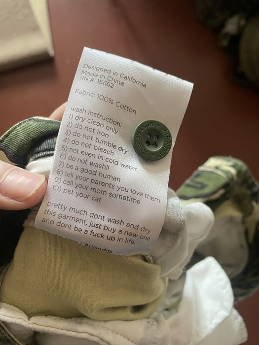 Rip n dip джинси camo