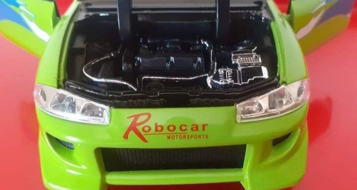 Mitsubishi eclipse fast & Furious escala 1:24