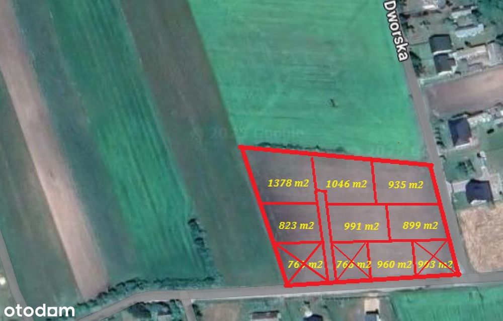 Działki budowlane Piszczac ul. Dworska