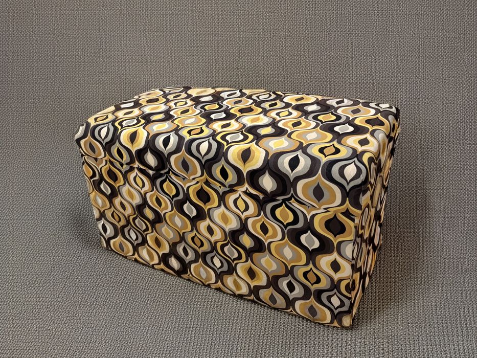 Pufa tapicerowana ze schowkiem 80 x 40 x40 cm podnóżek skrzynia