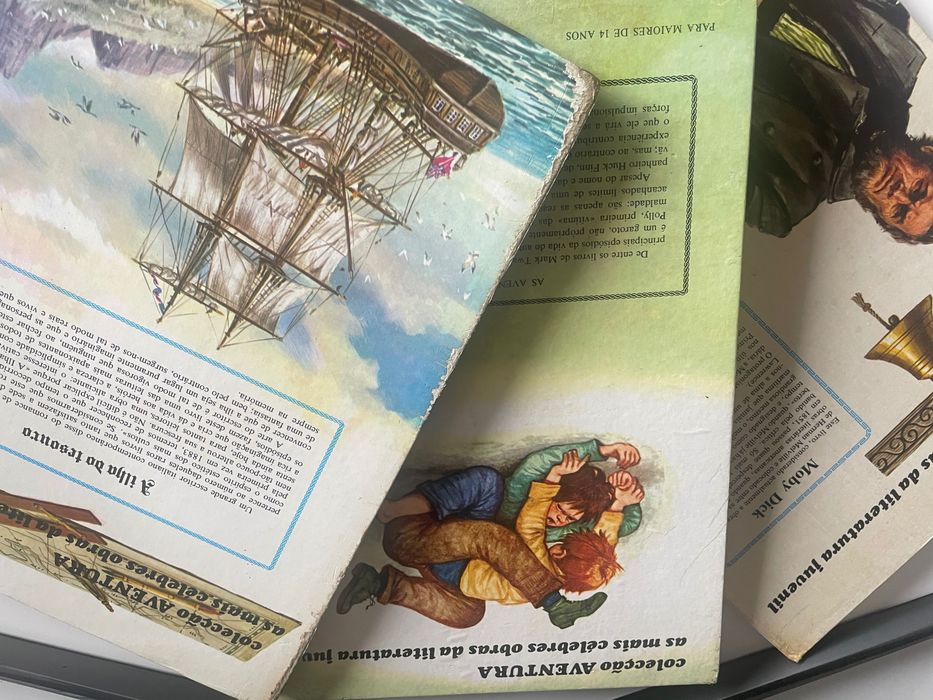 Coleção Aventura 1970- As mais célebres obras da literatura juvenil