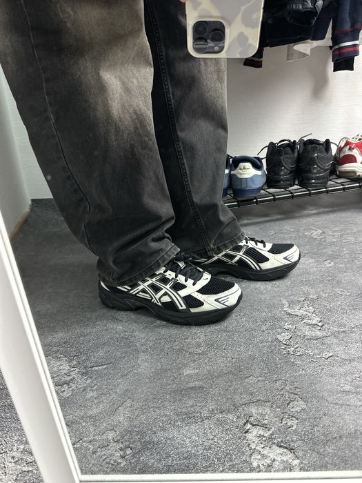 Кроссовки Asics Gel-1130 ОРИГИНАЛ Black/Cream Новые 43.5 р
