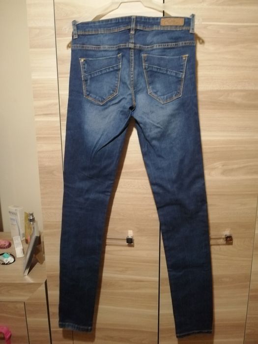 Spodnie rurki jeansowe
