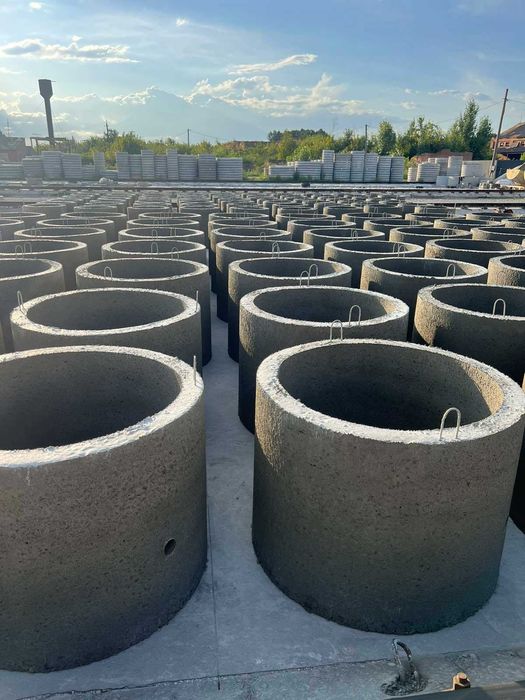 Кільця бетонні, кольца каналізаційні, днища і кришки, для септиків