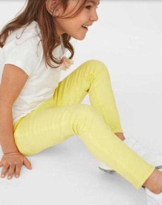 Яркие лосины, скини, джегинсы H&M на девочку