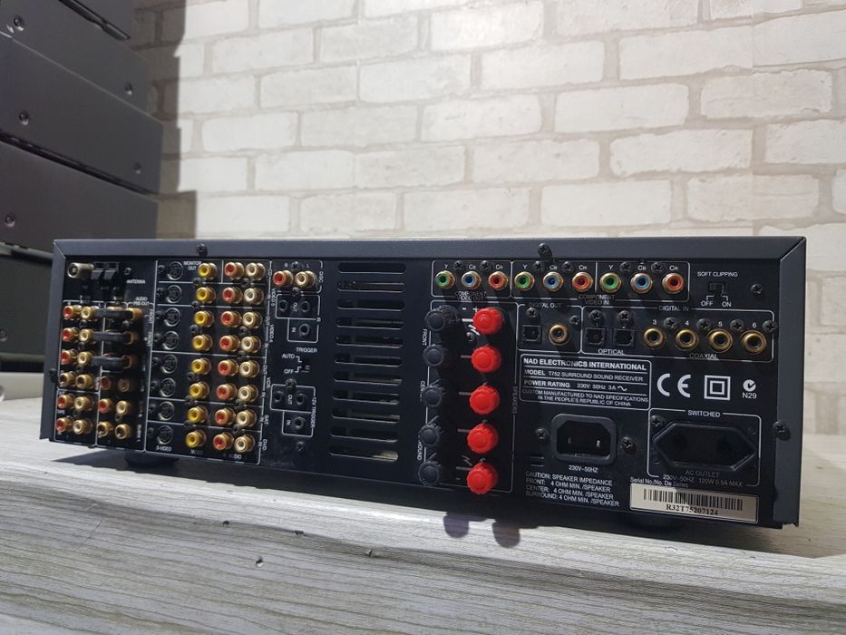 16 Кг! AV Стерео ресивер/підсилювач  NAD T752 2×100Вт б/у з Німеччин