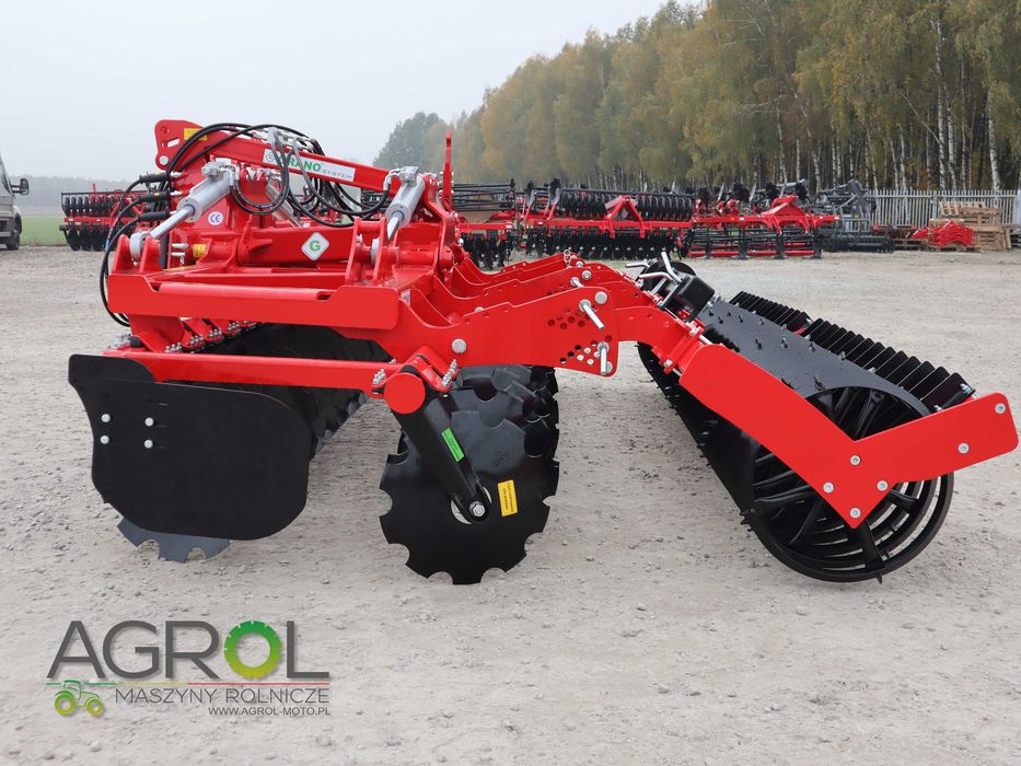 Brona talerzowa hydrauliczna 4m SHARK SHS Grano-System NOWA WERSJA 4,5