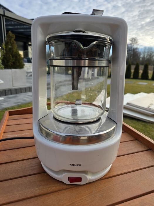 Ekspres przelewowy Krups KM4682 1 type 265 B l biały malo uzywany
