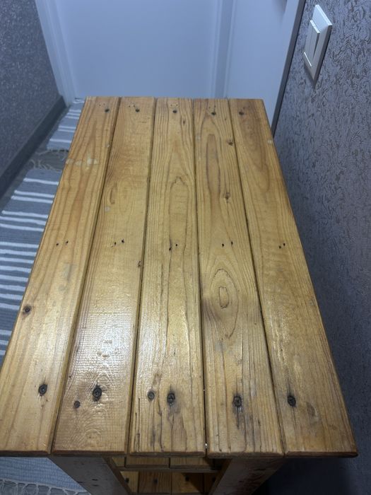 Етажерка стелаж деревʼяний ( в подарунок сушарка для посуду)