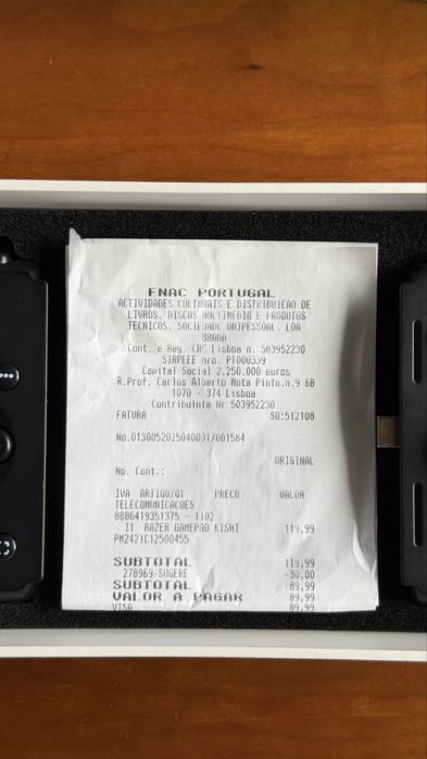 Razer Kishi V2 USB-C (iPhone 15/16 e Android) - Com Fatura e Garantia