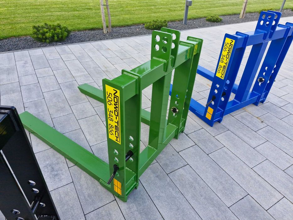 paleciak na tył ciągnika, widły do palet, 4 uchwyty mocujące, nowość