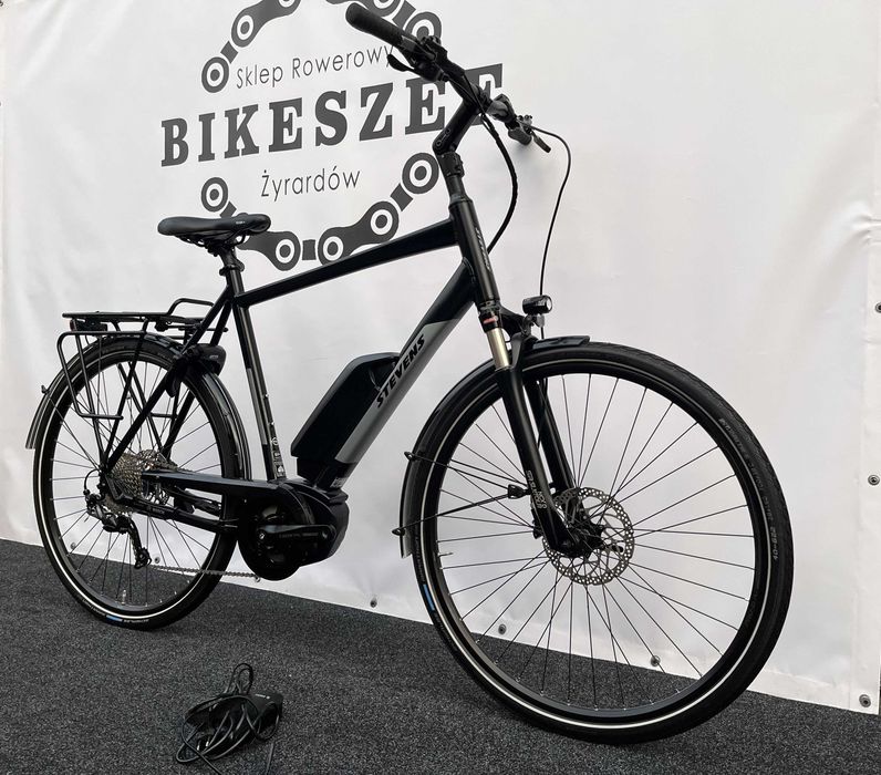 Męski Trekkingowy Rower elektryczny STEVENS E-MOLVENO 28" XL Shimano Altus Bosch Hydraulika Wysyłka
